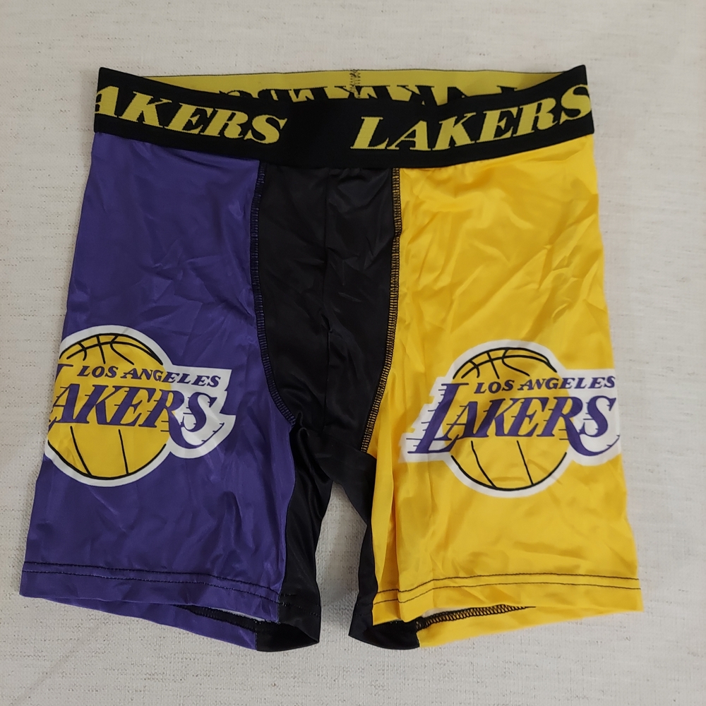 NBA LAKERS Purple and Yellow Boxer Briefs